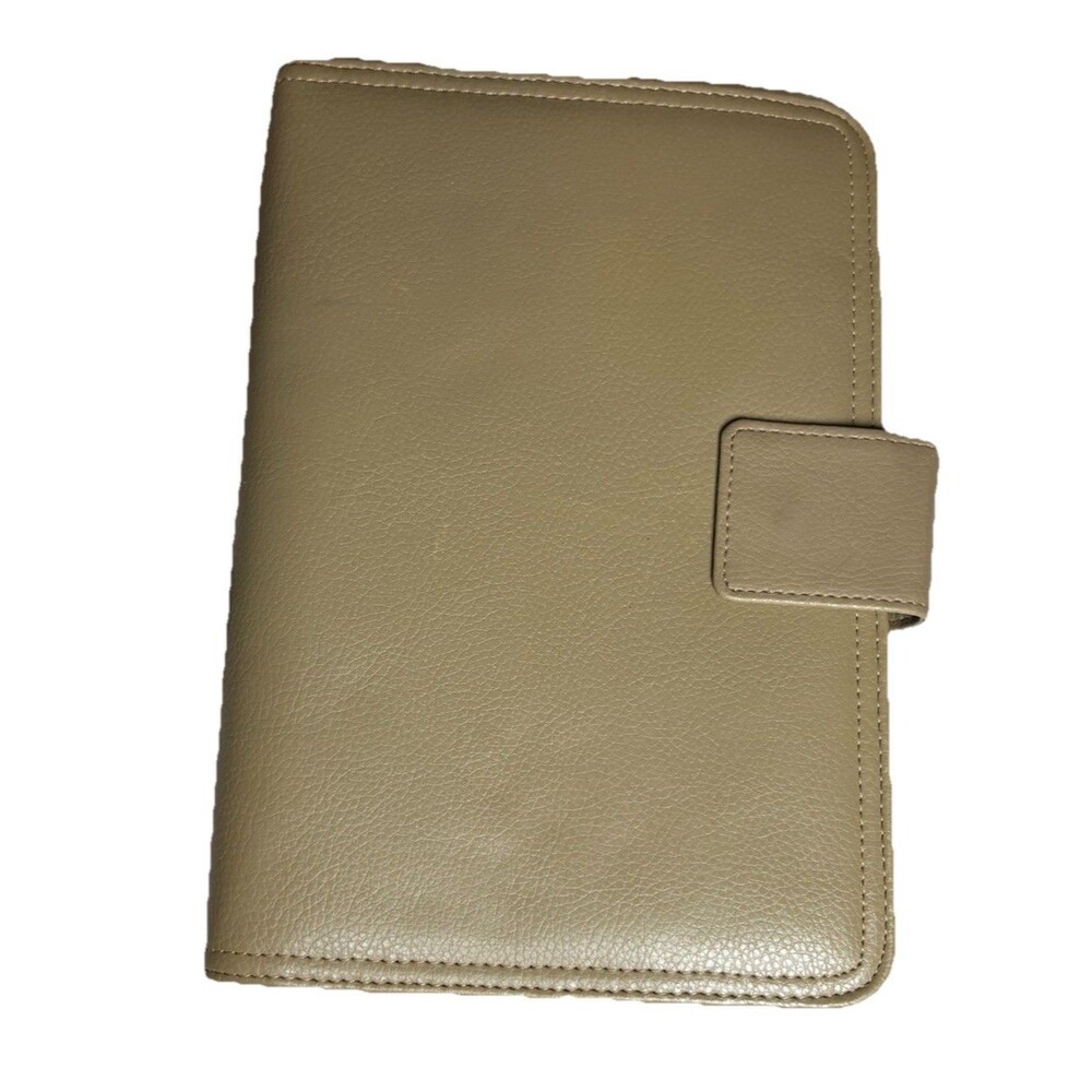 Franklin Covey 365 Beige Planner Organizer 7 Ring Binder Faux Leather Work - Picture 16 of 16